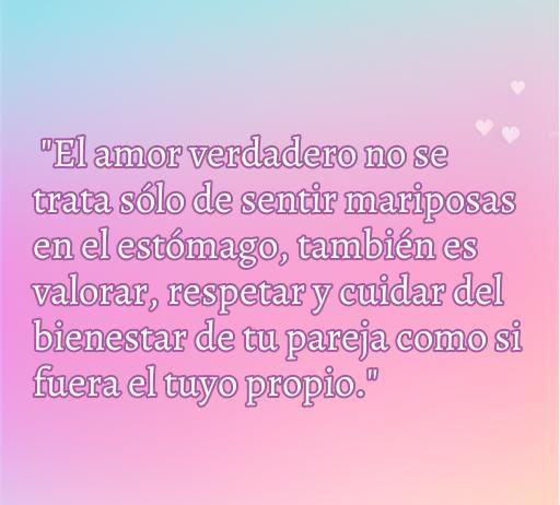 Frase inspiradora sobre el amor y el respeto hacia la pareja, enfatizando la importancia de valorar y cuidar el bienestar de quien amamos. Encuentra más frases de amor y respeto en el artículo 'Frases de Amor y Respeto a la Pareja'.