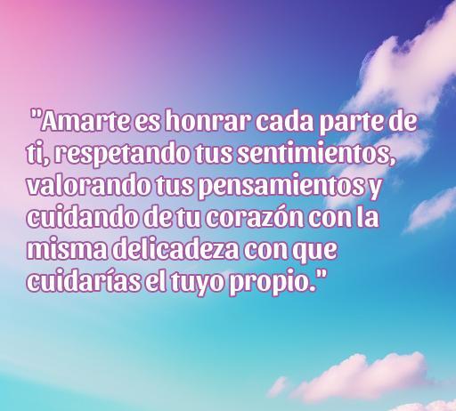 Frase inspiradora sobre el amor y el respeto en la pareja, enfatizando la importancia de honrar y cuidar los sentimientos mutuos. Ideal para artículos sobre frases de amor y respeto a la pareja.